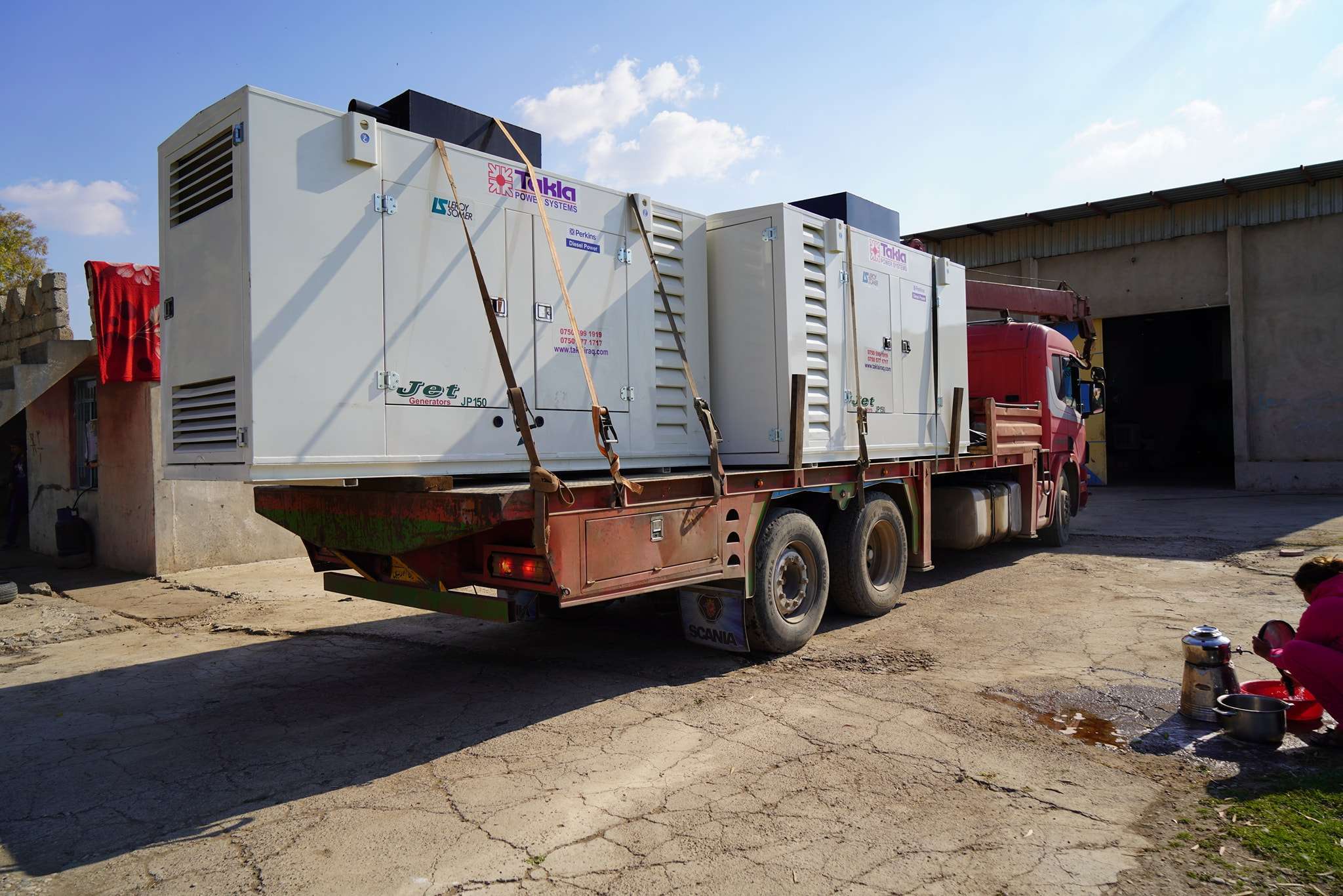 With the Support of United States Agency For International Development USAID,Ghasin AlZaiton Had Delivered the second batch of industrial equipment in Bashiqa and Hazani